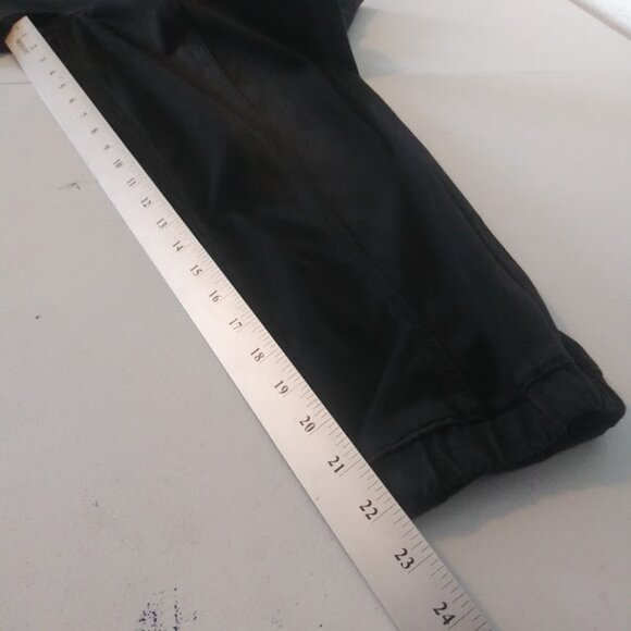 Logo by Lori Goldstein women's size 8P black wash pull on jogger - Picture 9 of 14